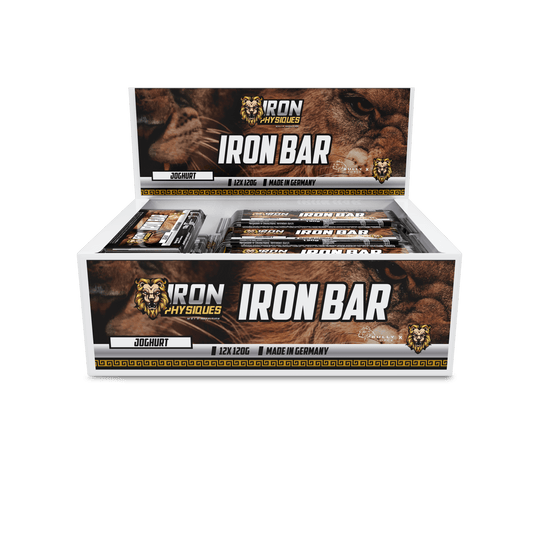 Iron Bars Produktfoto – Hoher Proteingehalt, ideal als Snack