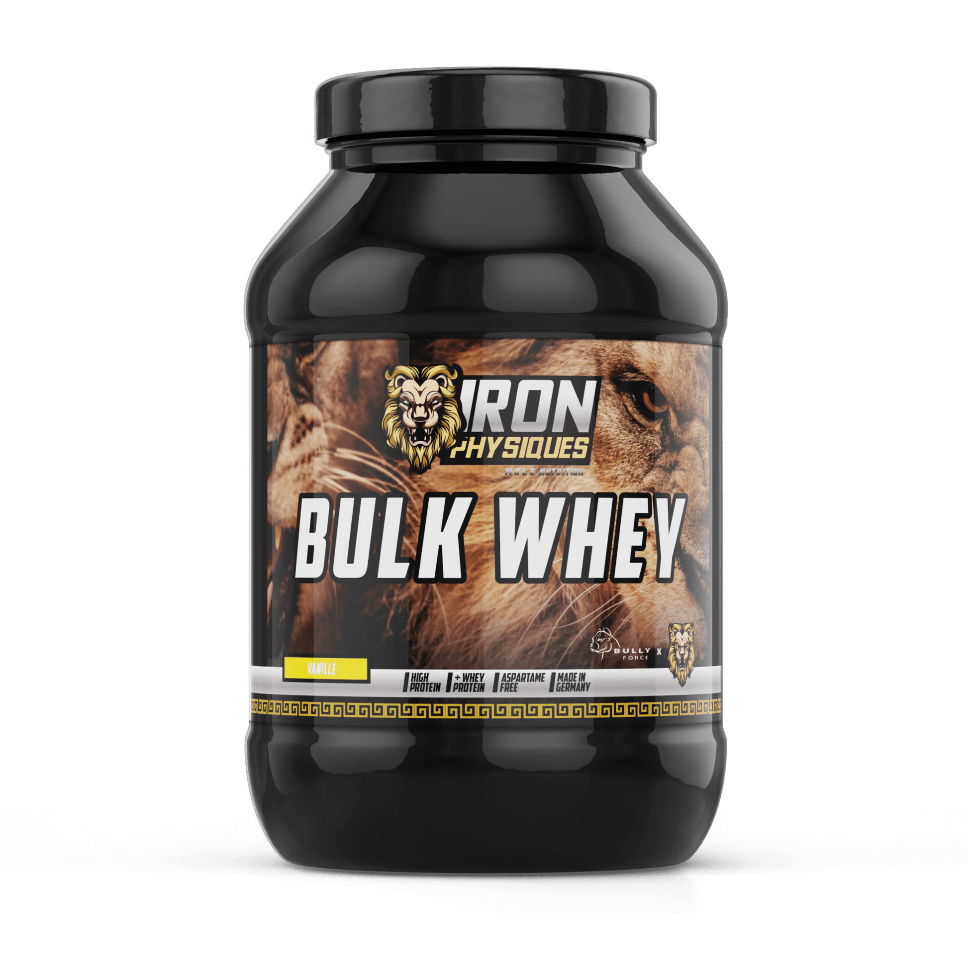 Bulk Whey Produktfoto – Proteinpulver mit hervorragender Löslichkeit